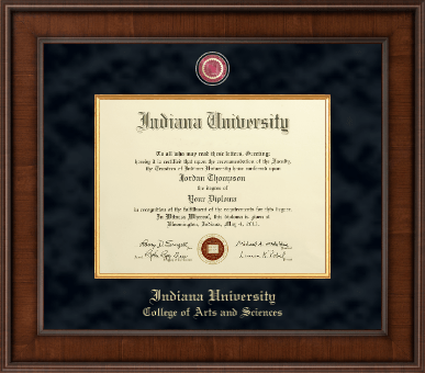 Indiana University Bloomington diploma frame - Presidential Masterpiece Diploma Frame in Madison