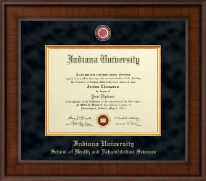 Indiana University - Purdue University Columbus Presidential Masterpiece Diploma Frame in Madison