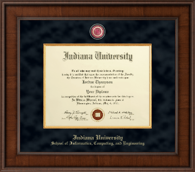 Indiana University Bloomington diploma frame - Presidential Masterpiece Diploma Frame in Madison