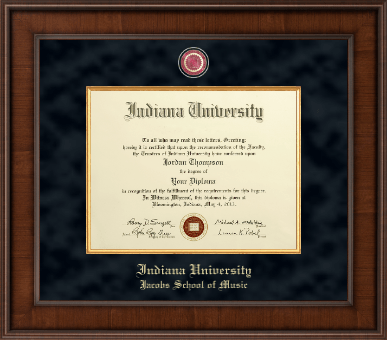 Indiana University Bloomington diploma frame - Presidential Masterpiece Diploma Frame in Madison