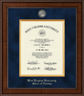 West Virginia University diploma frame - Presidential Masterpiece Diploma Frame in Madison