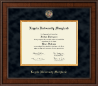 Loyola University Maryland Presidential Masterpiece Diploma Frame in Madison