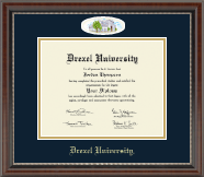 Drexel University diploma frame - Campus Cameo Diploma Frame in Chateau