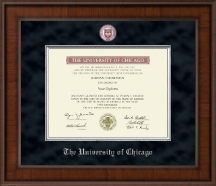 University of Chicago Presidential Masterpiece Diploma Frame in Madison