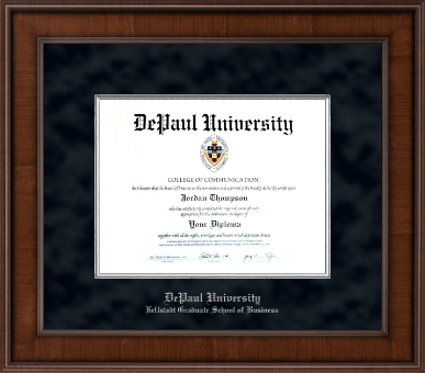 DePaul University diploma frame - Presidential Edition Diploma Frame in Madison