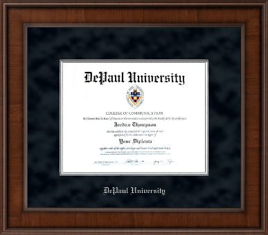 DePaul University diploma frame - Presidential Edition Diploma Frame in Madison