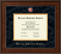 Worcester Polytechnic Institute Presidential Masterpiece Diploma Frame in Madison