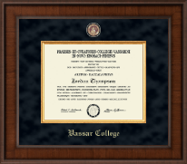 Vassar College Presidential Masterpiece Diploma Frame in Madison