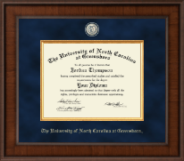 The University of North Carolina Greensboro Presidential Masterpiece Diploma Frame in Madison