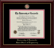 University of Louisville diploma frame - Masterpiece Medallion Diploma Frame in Gallery
