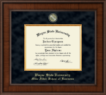 Wayne State University diploma frame - Presidential Masterpiece Diploma Frame in Madison
