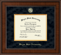 Wayne State University Presidential Masterpiece Diploma Frame in Madison