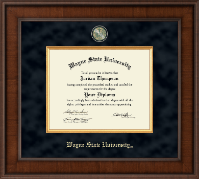 Wayne State University diploma frame - Presidential Masterpiece Diploma Frame in Madison