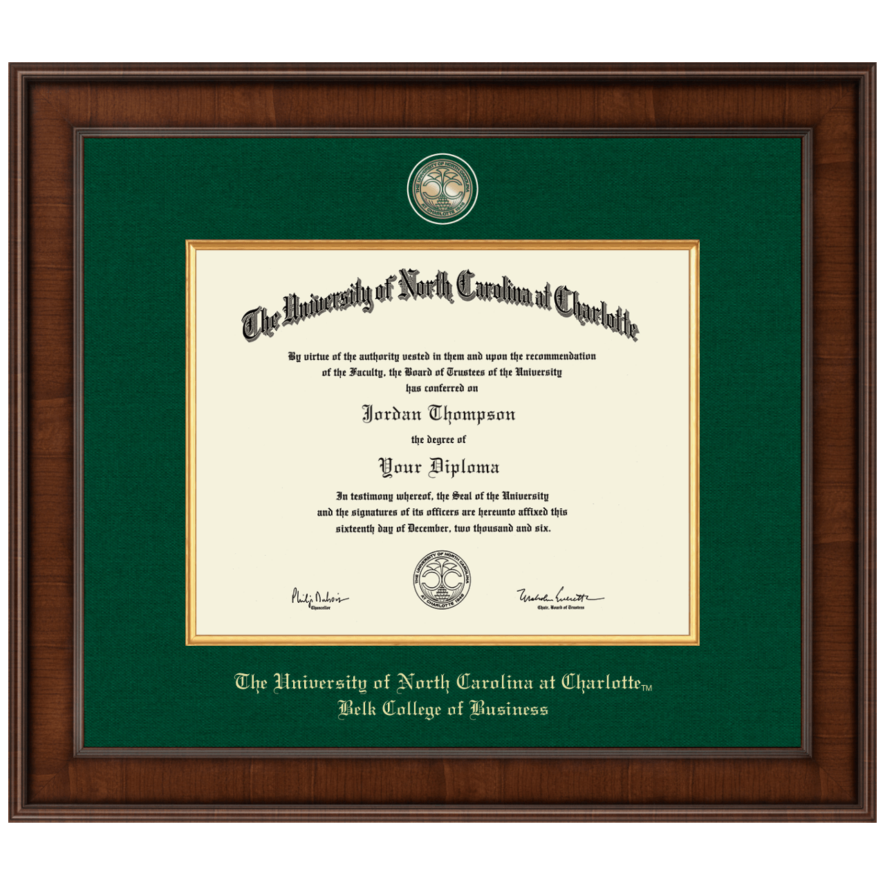 Presidential Masterpiece Diploma Frame in Madison The University of