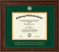 The University of North Carolina at Charlotte diploma frame - Presidential Masterpiece Diploma Frame in Madison