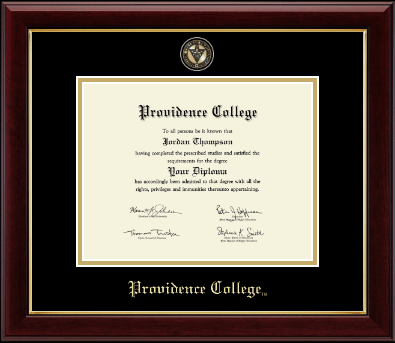 Providence College diploma frame - Masterpiece Medallion Diploma Frame in Gallery