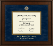Saint Louis University diploma frame - Presidential Masterpiece Diploma Frame in Madison