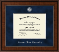 Sonoma State University Presidential Masterpiece Diploma Frame in Madison