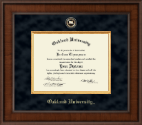 Oakland University Presidential Masterpiece Diploma Frame in Madison