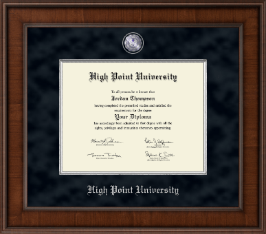 High Point University diploma frame - Presidential Masterpiece Diploma Frame in Madison