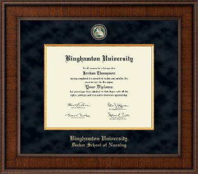 Binghamton University diploma frame - Presidential Masterpiece Diploma Frame in Madison