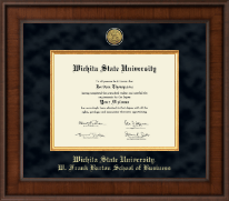 Wichita State University Presidential Masterpiece Diploma Frame in Madison