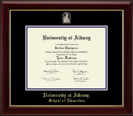 University at Albany State University of New York diploma frame - Masterpiece Medallion Diploma Frame in Gallery