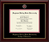 Saginaw Valley State University diploma frame - Masterpiece Medallion Diploma Frame in Gallery