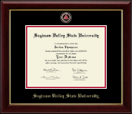 Saginaw Valley State University Masterpiece Medallion Diploma Frame in Gallery