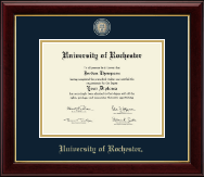 University of Rochester diploma frame - Masterpiece Medallion Diploma Frame in Gallery