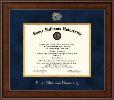 Roger Williams diploma frame - Presidential Masterpiece Diploma Frame in Madison