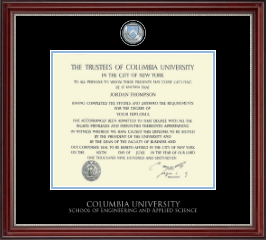 Pewter Masterpiece Medallion Diploma Frame