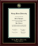 George Mason University diploma frame - Masterpiece Medallion Diploma Frame in Gallery