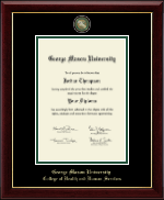 George Mason University Masterpiece Medallion Diploma Frame in Gallery
