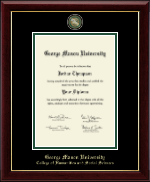 George Mason University diploma frame - Masterpiece Medallion Diploma Frame in Gallery
