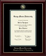 George Mason University Masterpiece Medallion Diploma Frame in Gallery