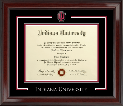 Indiana University Bloomington diploma frame - Spirit Medallion Diploma Frame in Encore