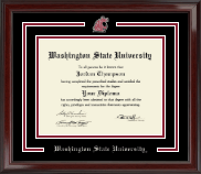 Washington State University diploma frame - Spirit Medallion Diploma Frame in Encore