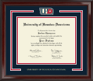 University of Houston Downtown diploma frame - Spirit Medallion Diploma Frame in Encore