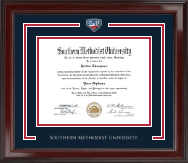 Southern Methodist University diploma frame - Spirit Medallion Diploma Frame in Encore