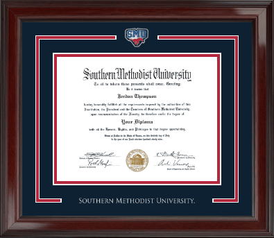 Southern Methodist University diploma frame - Spirit Medallion Diploma Frame in Encore