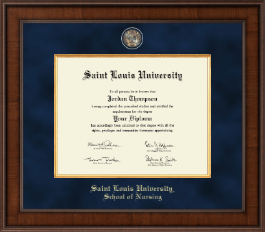 Saint Louis University diploma frame - Presidential Masterpiece Diploma Frame in Madison