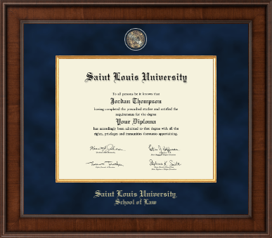 Saint Louis University diploma frame - Presidential Masterpiece Diploma Frame in Madison