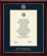Rice University diploma frame - Masterpiece Medallion Diploma Frame in Gallery