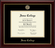 Iona College diploma frame - Masterpiece Medallion Diploma Frame in Gallery