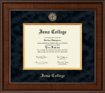 Iona College Presidential Masterpiece Diploma Frame in Madison