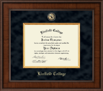 Linfield College Presidential Masterpiece Diploma Frame in Madison