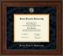 Saint Francis University Presidential Masterpiece Diploma Frame in Madison