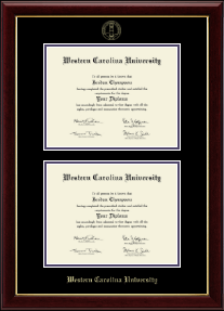 Double Document Diploma Frame