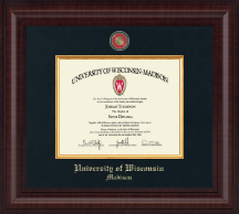 University of Wisconsin Madison Presidential Masterpiece Diploma Frame in Premier